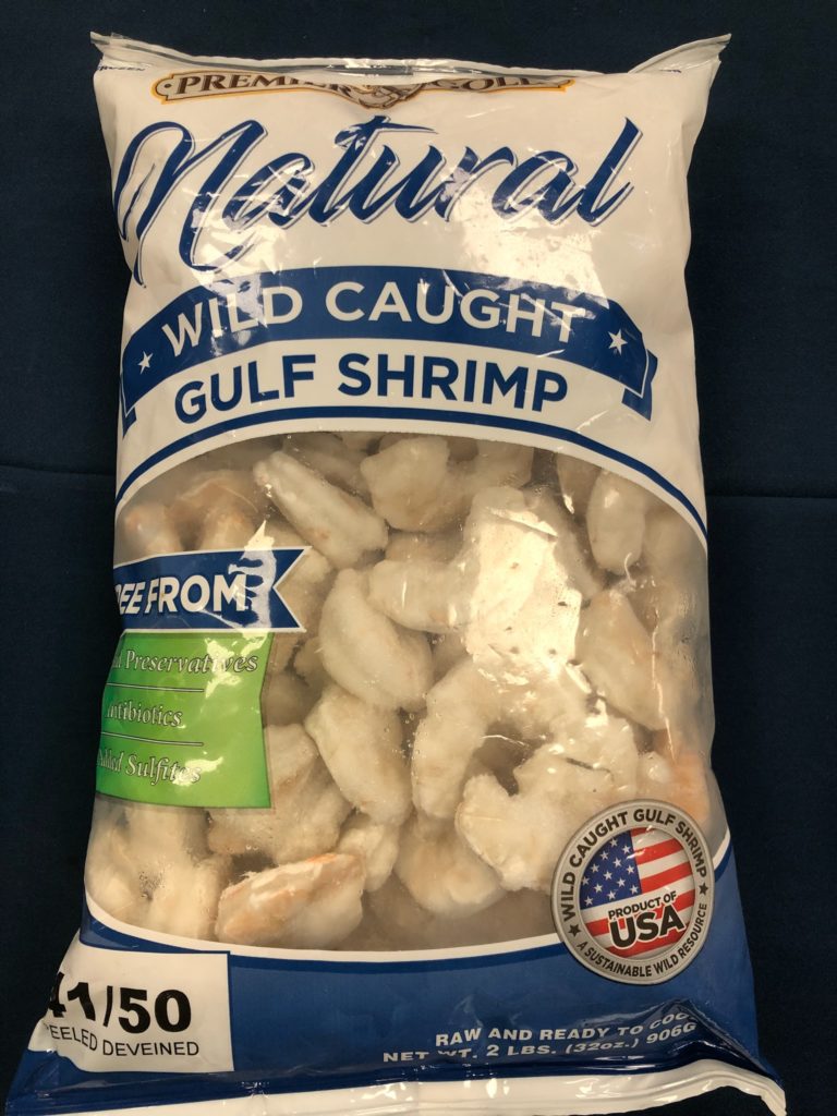 2 lb. 31/40 ct. Gulf Shrimp P&D Tail off - Absolutely Fresh Seafood Market